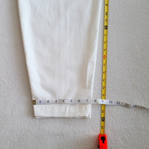 High Rise Big Pockets Utility Pants EUC Off-White 8 SHORT | Banana Republic - Picture 8 of 16